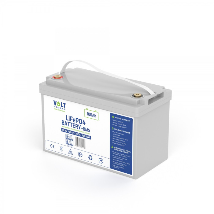 Акумулятор Volt Polska LiFePO4 12,8V 100Ah (100A) + BMS