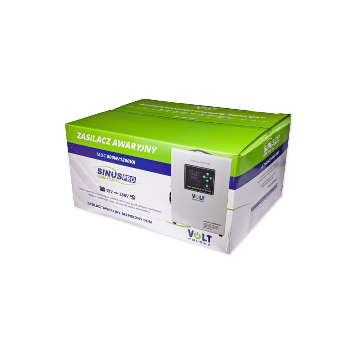 Джерело безперебійного живлення Volt Polska SINUS PRO 1200 E PLUS 12/230V (800/1200W) [LiFePO4, MENU]