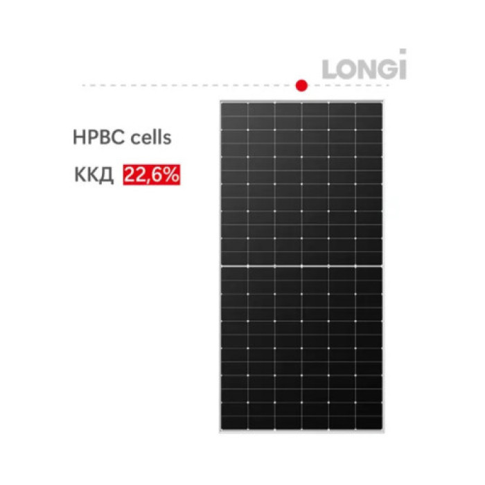 Сонячна панель Longi Solar 585W Hi-MO6 LR5-72HTH-585M