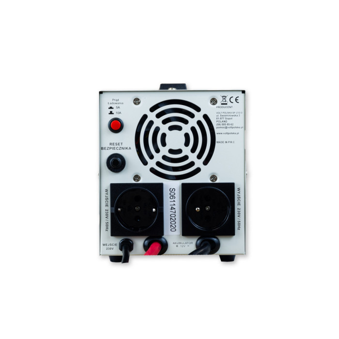 Джерело безперебійного живлення Volt Polska SINUS PRO 800E 12V/230V (500/800 Вт)